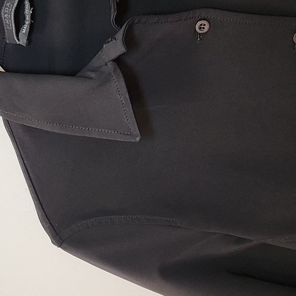 Prada Classic Black Women's Button-Up Shirt Sz 40/ Large - Picture 8 of 16